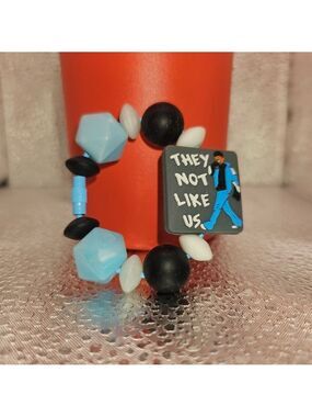 Silicone Tumbler Charms KENDRICK LAMAR "THEY NOT LIKE US"